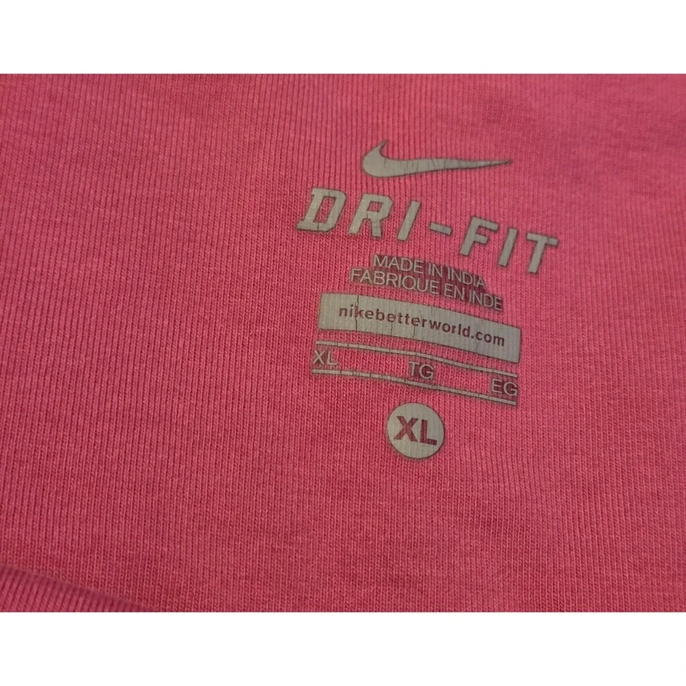 Nike Dri-Fit‎ Skinny Leggings Women's Size XL Pink Gray